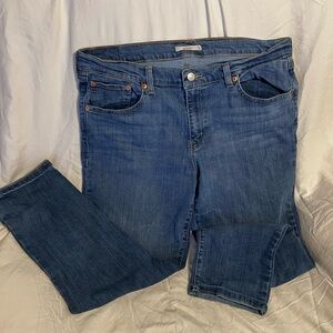 Levi denim capris